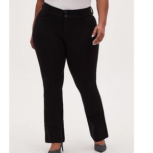 Torrid studio premium black trousers. Size 12S.
